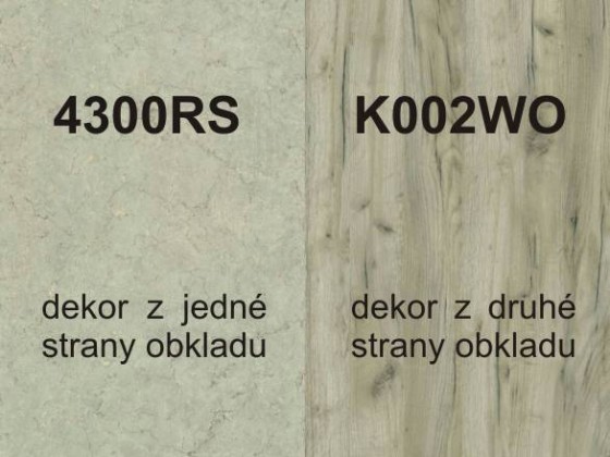Zástena K002 WO/ 4300 RS 4100/640/10