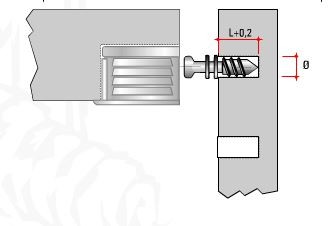 Čap excenter polic.TI02 - Euro 6x7,5mm
