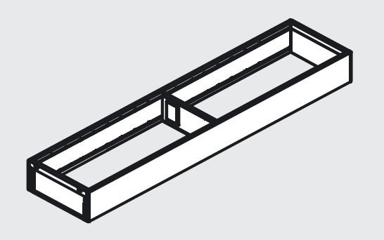 BLUM ZC7S550RH2 Ambia Line rám 200/550mm orech tennessee