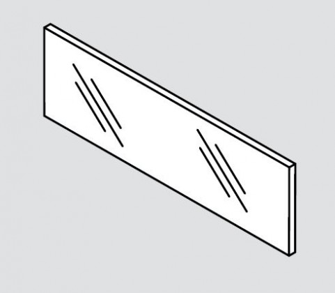 BLUM ZE7W482G čelné sklo Legrabox 600/138mm