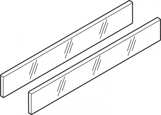 BLUM Z37R467C sklo Antaro "C" 500mm matné