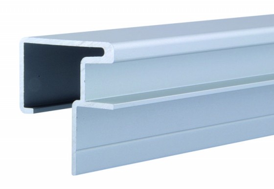 REHAU vodiaca lišta 29mm MetAL line nerez 360L