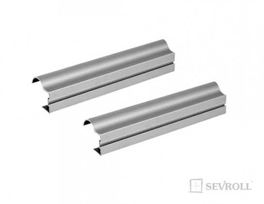 SEVROLL 04546 Factor II 16mm úchytková lišta 2,7m strieborná