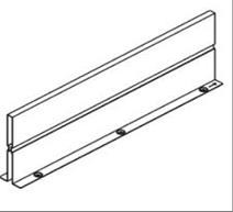 BLUM Z46L470S medzistena ANTARO 500mm sivá