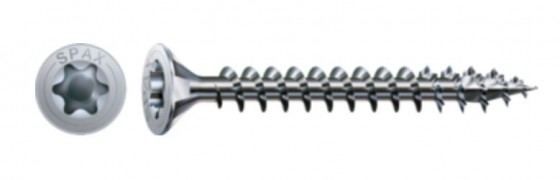 SPAX skrutka 3,5x40 zápustná hlava TXS,W,4C MH