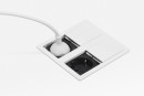 VersaHit Dual 2x230V (Schuko), biela RAL9010