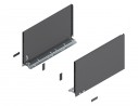 K-BLUM Legrabox F 400 mm/40 kg, Tip-on, sivá OG-M, skrutka