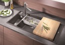 BLANCO 524643 Drez AXIA III 6 S antracit SILGRANIT® PuraDur®