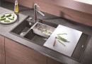BLANCO 524653 Drez AXIA III 6 S antracit SILGRANIT® PuraDur®