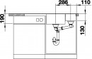 BLANCO 524653 Drez AXIA III 6 S antracit SILGRANIT® PuraDur®