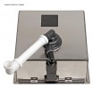BLANCO 523385 Drez pod dosku BLANCO CLARON 400-U DX nerez Durinox®