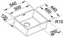BLANCO 523390 Drez BLANCO CLARON 500-IF DX nerez Durinox®