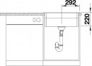 BLANCO 525161 Drez ETAGON 6 basalt InFino s tiahlom PuraPlus®