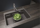 BLANCO 525178 Drez ETAGON 8 šedá skala SILGRANIT® PuraDur®