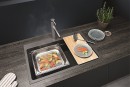 BLANCO 525191 Drez ETAGON 8 biela SILGRANIT® PuraDur®