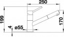 BLANCO 525038 Batéria KANO-S antracit/chróm