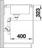 BLANCO 524737 Drez PALONA basalt InFino s tiahlom PuraPlus®