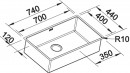 BLANCO 523391 Drez BLANCO CLARON 700-IF DX nerez Durinox®
