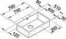 BLANCO 523394 Drez BLANCO CLARON 700-IF/A DX nerez Durinox®
