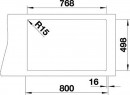 BLANCO 525177 Drez ETAGON 8 antracit SILGRANIT® PuraDur®