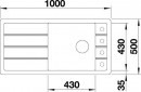 BLANCO 524803 Drez FARON XL 6 S antracit SILGRANIT® PuraDur®