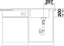 BLANCO 524804 Drez FARON XL 6 S šedá skala SILGRANIT® PuraDur®