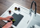 BLANCO 235900 krájacia podložka SITY Pad Lava grey šedo-čierny plast