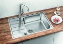 BLANCO 525110 Drez LEMIS XL 6S-IF Compact leštený nerez s excentrom