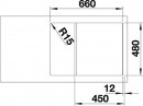 BLANCO 524711 Drez ZIA 45 S Compact antracit s excentrom Silgranit