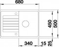 BLANCO 524730 Drez ZIA 45 S Compact kávová bez excentru SILGRANIT PuraDur