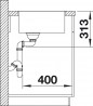 BLANCO 524107 Drez Subline 500-IF antracit InFino manuál Silgranit PuraDur