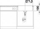 BLANCO 524107 Drez Subline 500-IF antracit InFino manuál Silgranit PuraDur