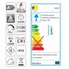 LED bodovka Orbit 1,5 W, 12 V, 16 LED, alu teplá biela