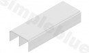 SEVROLL 04938 Blue horné vedenie 3m biela lesk
