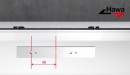HAWA 24321 Folding Concepta spojovací element horného vedenia
