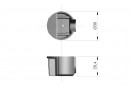K-IF-Quick 30mm spojovací šrób pracovnej dosky 52mm + plastový protikus