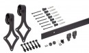 K-StrongLine Barnio sada Square 3m bez tlmenia, 30-40mm čierna mat