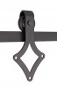 K-StrongLine Barnio sada Square 2m s tlmením, 30-40mm čierna mat