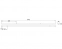 MILADESIGN kanál Linear LN1604 čierny