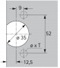 HETTICH 9072543 Selekta PRO 2000 K NASKRUT.
