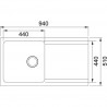 FRANKE Drez OID 611 940 x 510 biela