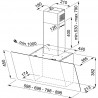 FRANKE Odsávač FPJ 625 V BK/SS nerez/čierné sklo