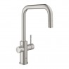 GROHE Blue Home Supersteel, štartovná sada s výpusťou tvar U 31543DC0
