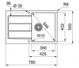 FRANKE Drez S2D 611-78 biely