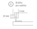 S-S20/30-vodítko čierne/hnedé