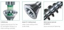 SPAX skrutka M 4x60/40 zápustná hlava TXS, W, C, čiastočný závit