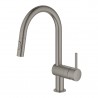 GROHE 32321AL2 Batéria Minta C-výpusť s duálno sprškou kartáčovaný Hard Graphite
