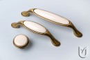 TULIP knop Margarita starocín/porcelán biely