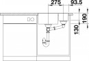 BLANCO 523568 Drez Subline 340/160-F antracit Silgranit InFino manuál
