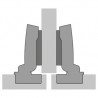 HETTICH 9094400 Sensys 8646 polonaložený 110° pružina, tl. od 10mm, 45x9.5, vrut